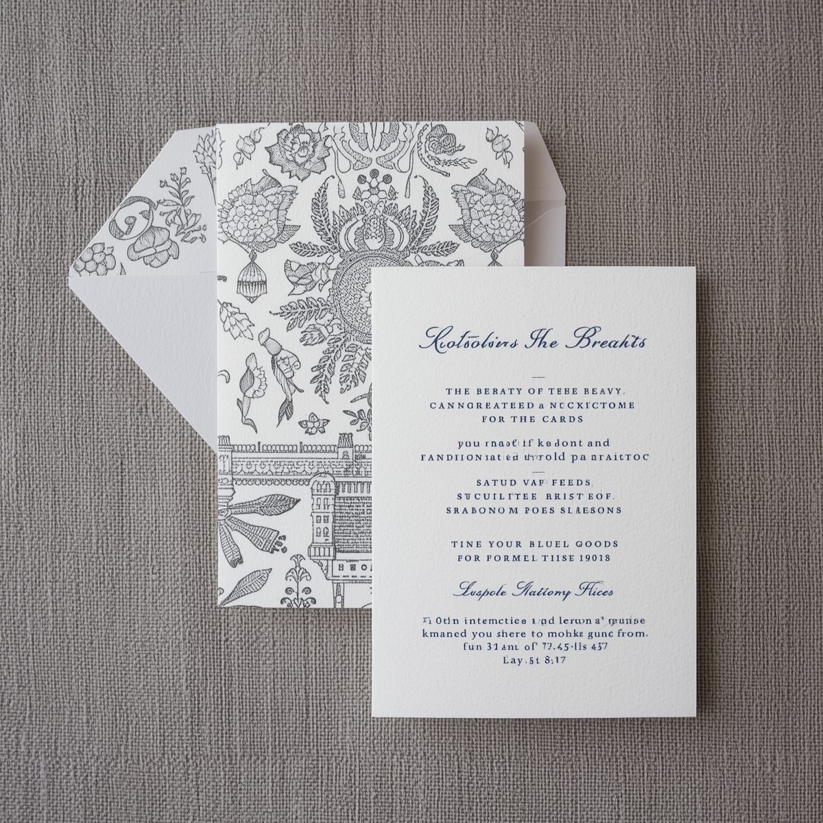 Proces med håndlavede kort